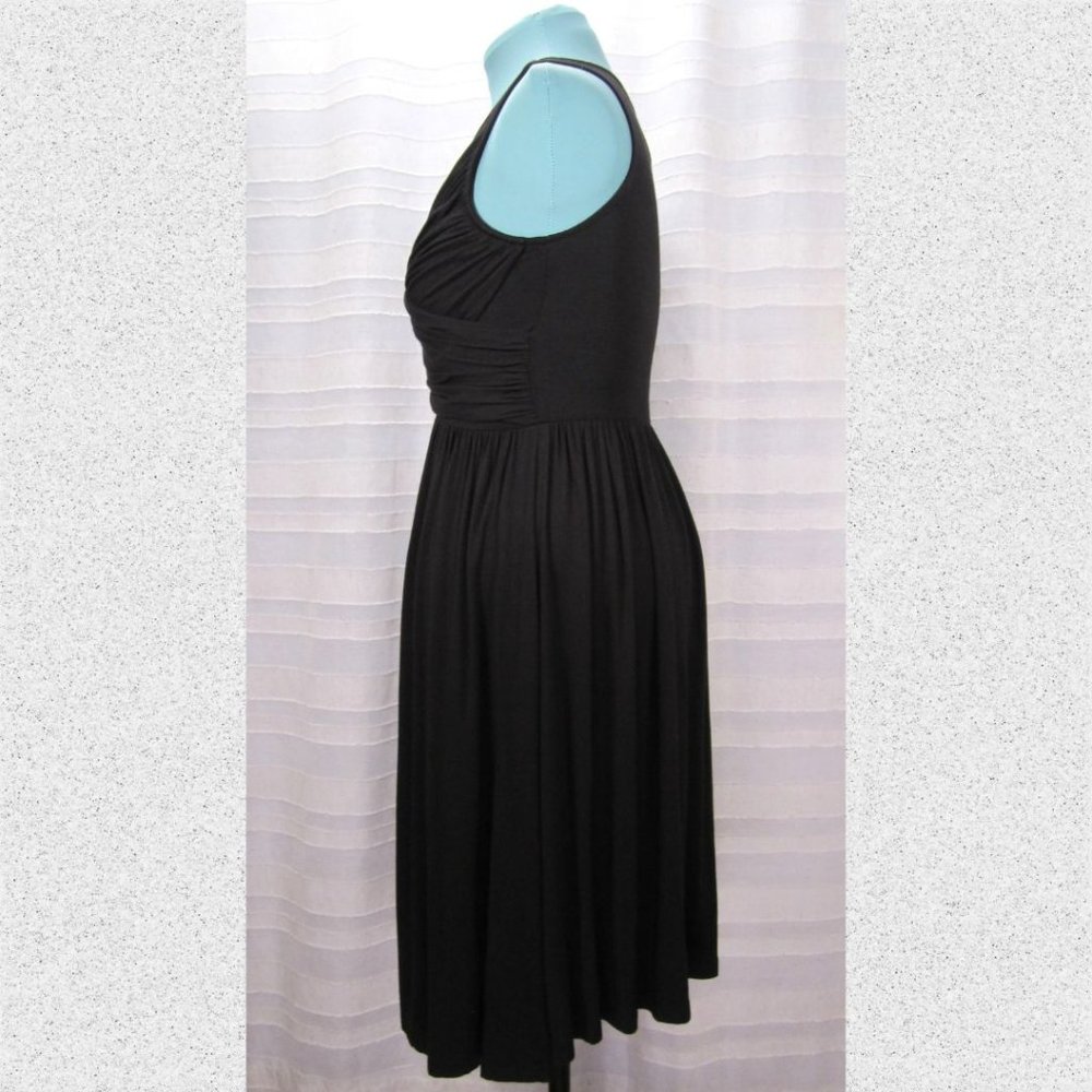 Black Anthropologie Girls From Savoy Elementary Jersey Faux Wrap Dress - XS - Picture 6 of 9